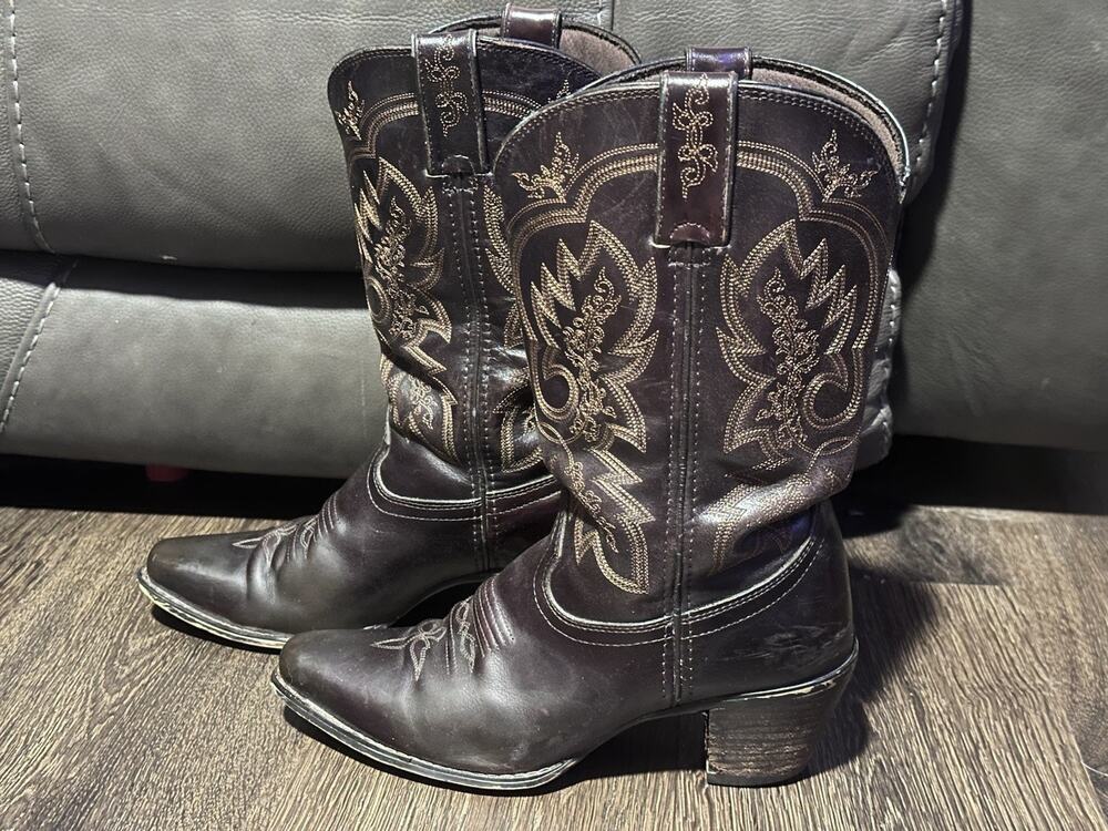 Durango Crush 11" Western Brown Boot Womens RD4434 Size 7.5